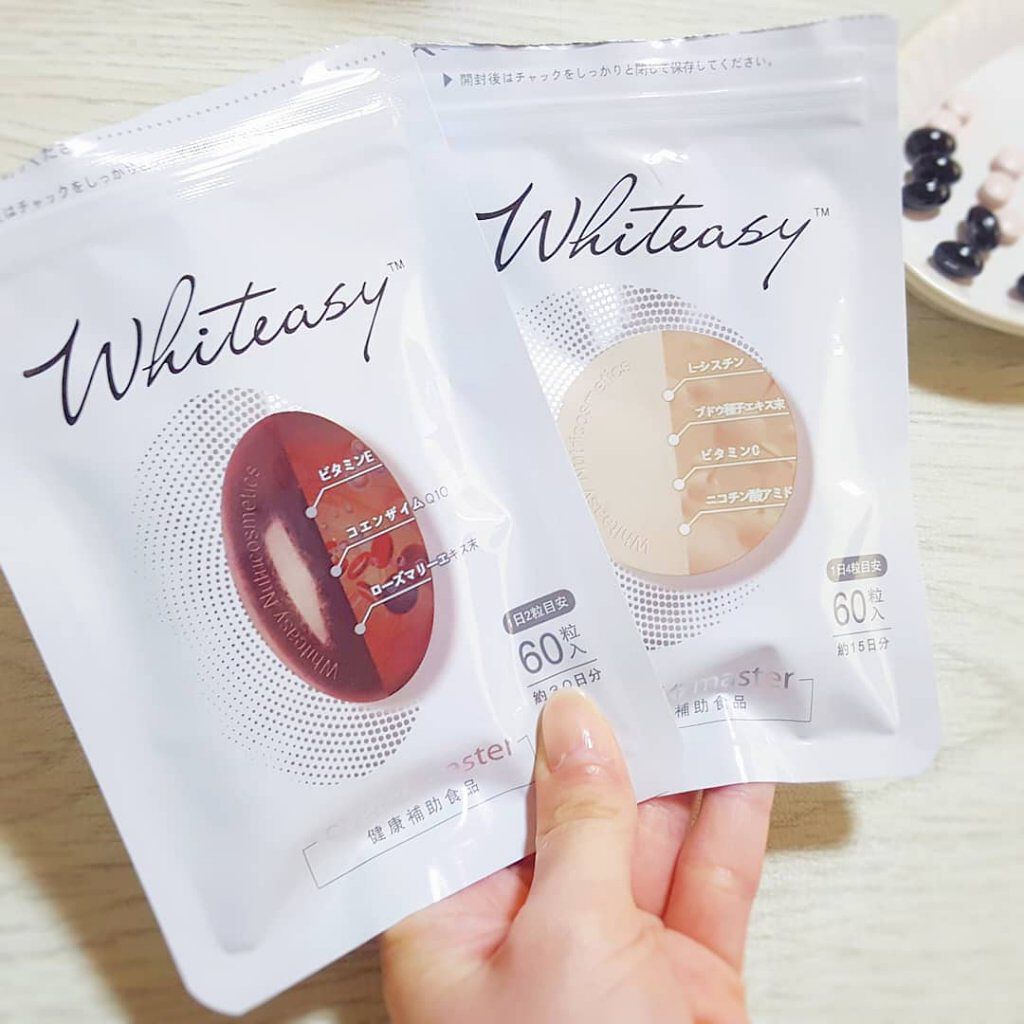 Whiteasy L-シスチン・ビタミンE含有加工食品/Whiteasy/美容サプリメントを使ったクチコミ（1枚目）