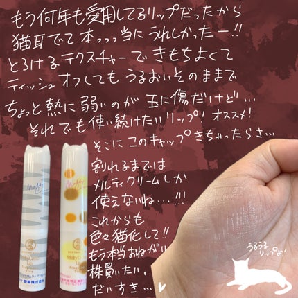 メルティクリームリップ/メンソレータム/リップクリームを使ったクチコミ(3枚目)