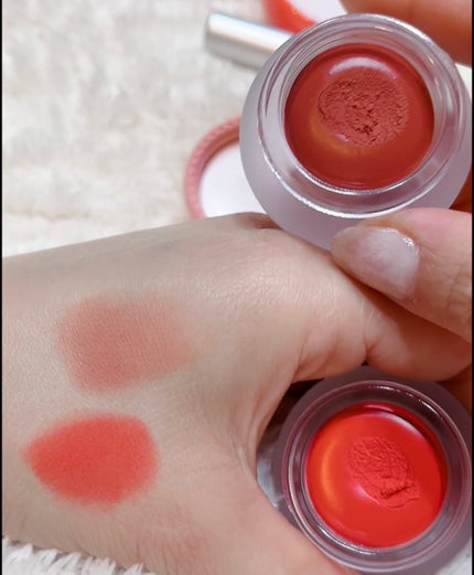 リップアンドチーク ブラーリープリンポット/fwee/口紅を使ったクチコミ(6枚目)