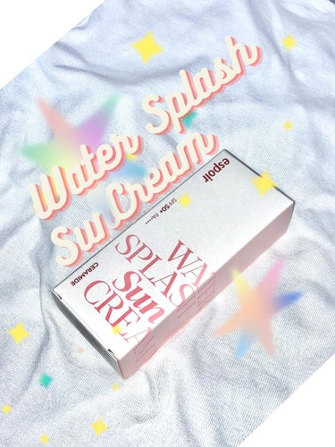 ウォータースプラッシュサンクリーム セラミド/espoir/日焼け止め・UVケアを使ったクチコミ（1枚目）