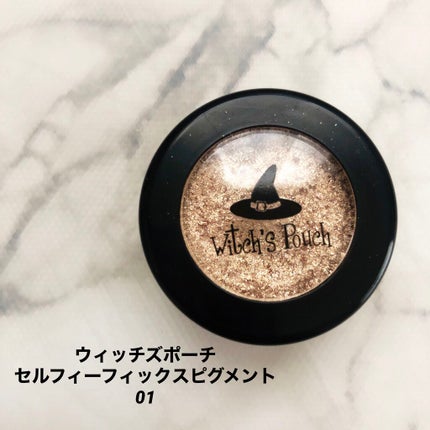 セルフィーフィックスピグメント 01 ライクザット/Witch's Pouch/単色アイシャドウを使ったクチコミ(1枚目)