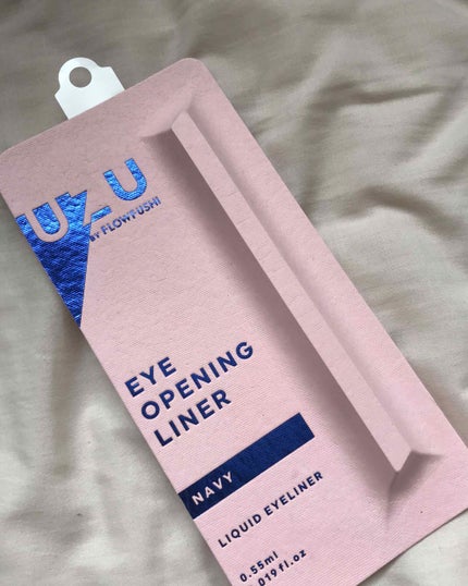 EYE OPENING LINER/UZU BY FLOWFUSHI/リキッドアイライナーを使ったクチコミ(2枚目)
