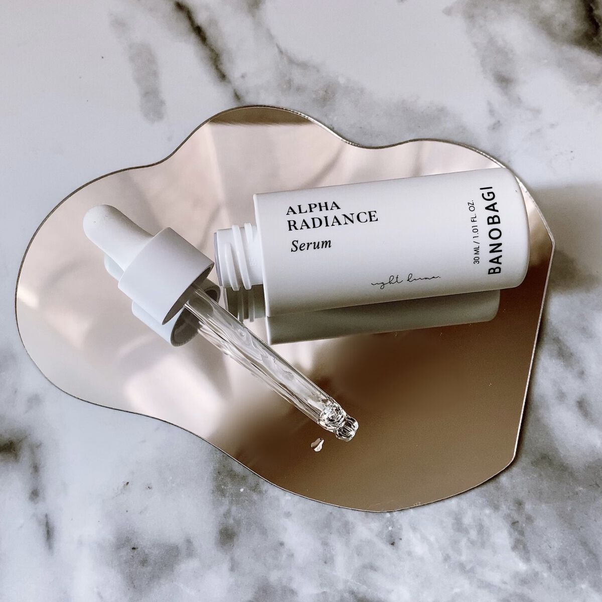 アルファラディアンスグローセラム/BANOBAGI/美容液を使ったクチコミ（2枚目）