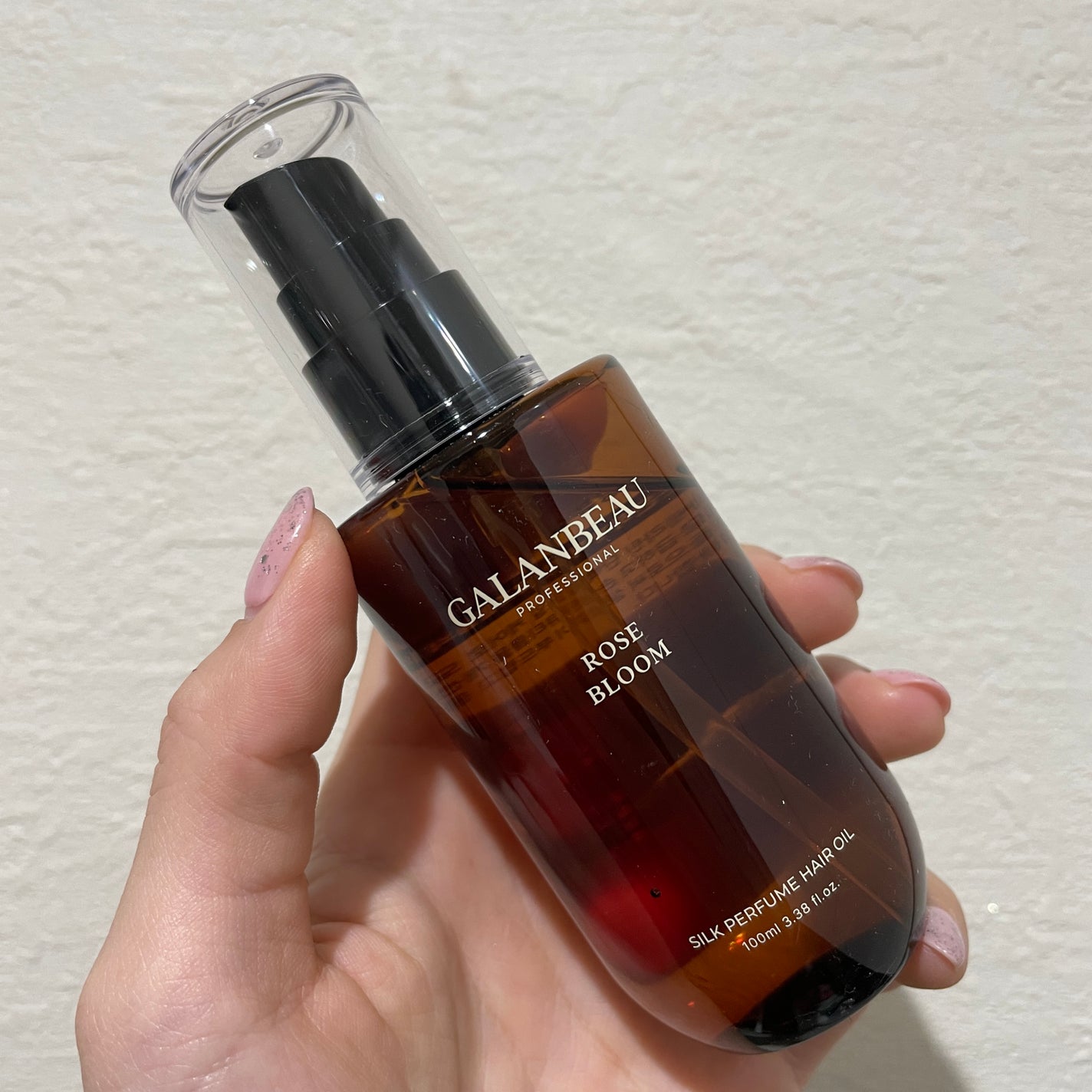 シルクパフュームヘアオイル(ローズブルーム)/ガランビュー/ヘアオイルを使ったクチコミ(1枚目)