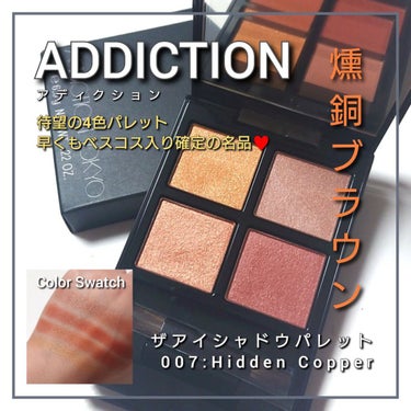 アディクション　ザ アイシャドウ パレット/ADDICTION/アイシャドウパレットを使ったクチコミ（1枚目）