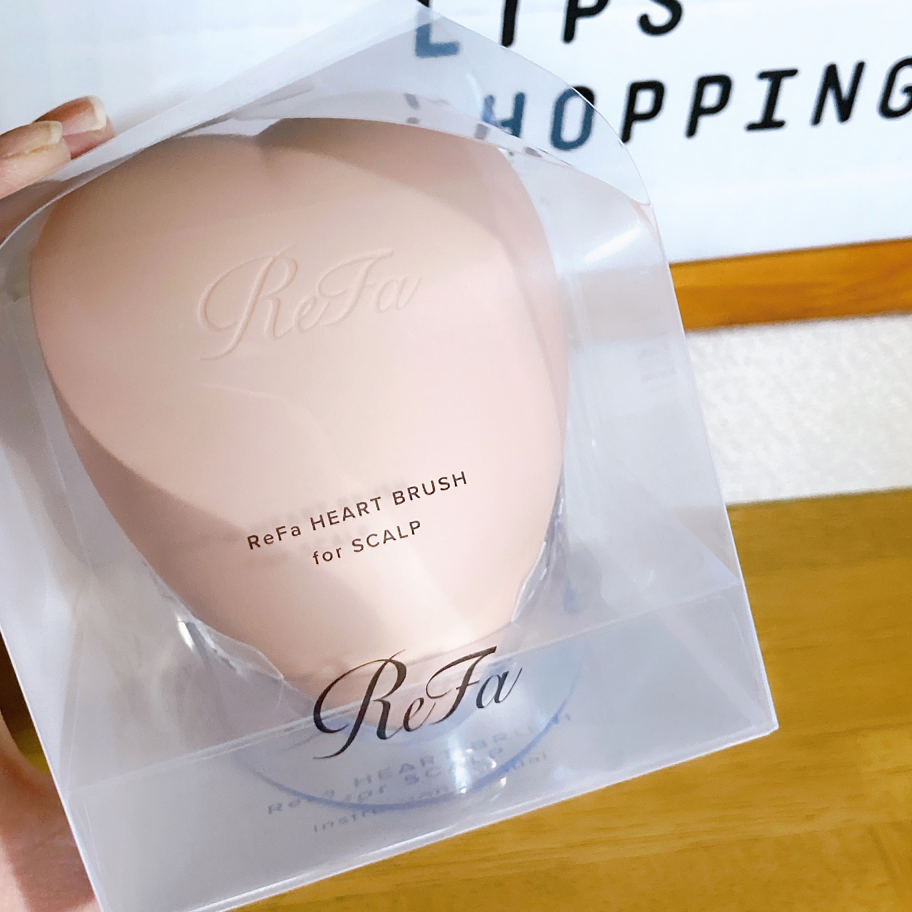 リファ ハートブラシ フォースカルプ マットピーチ/ReFa/スカルプブラシを使ったクチコミ（3枚目）