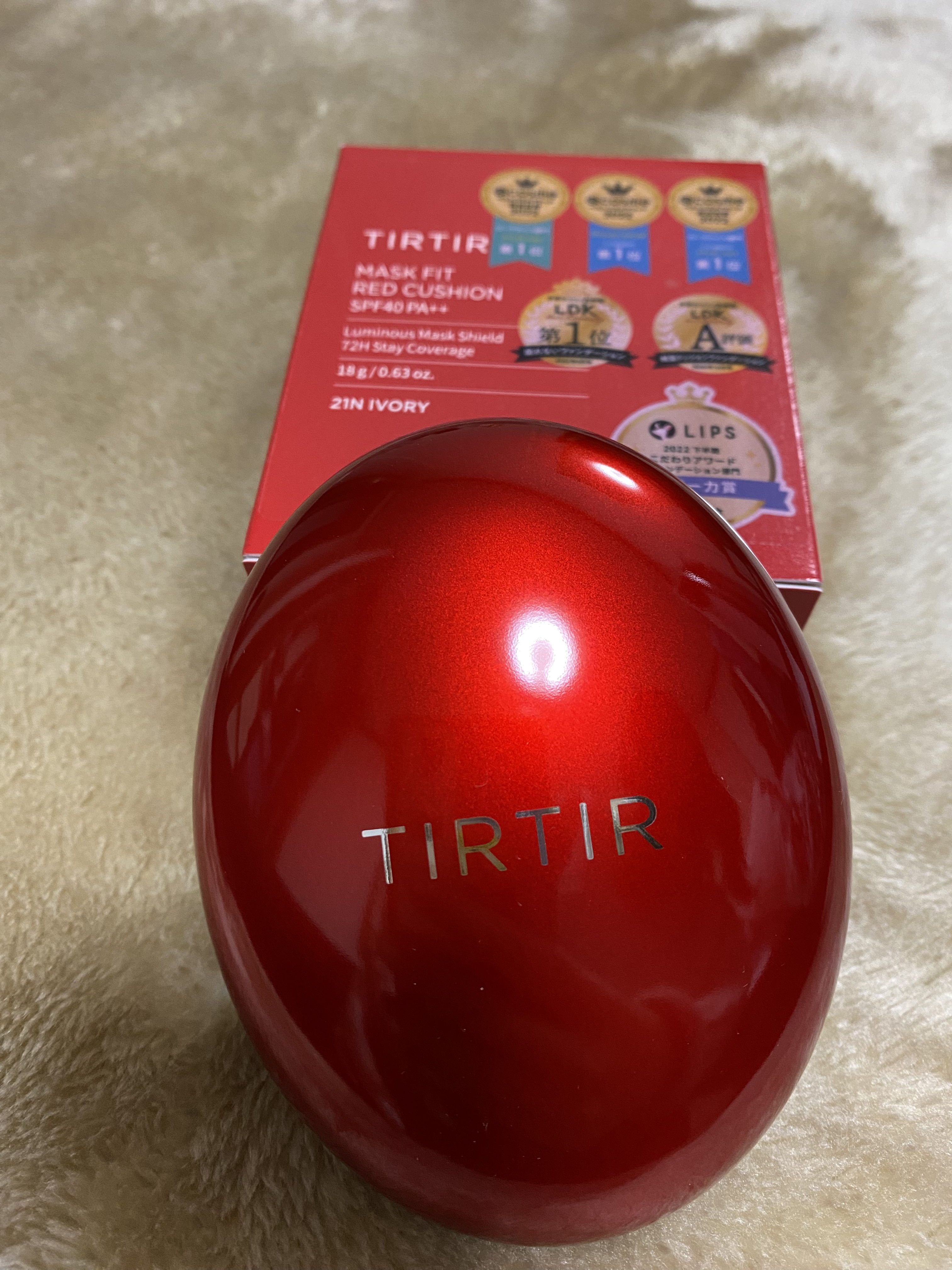 マスク フィット レッド クッション/TIRTIR(ティルティル)/クッションファンデーションを使ったクチコミ（1枚目）