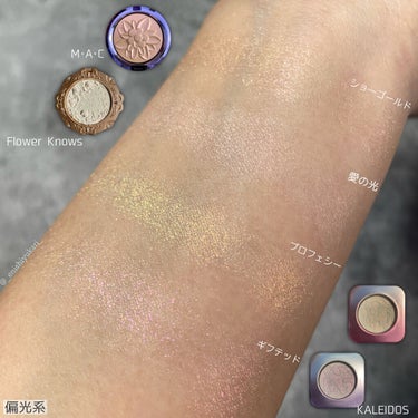 space age highlighter/Kaleidos Makeup/ハイライトを使ったクチコミ（3枚目）