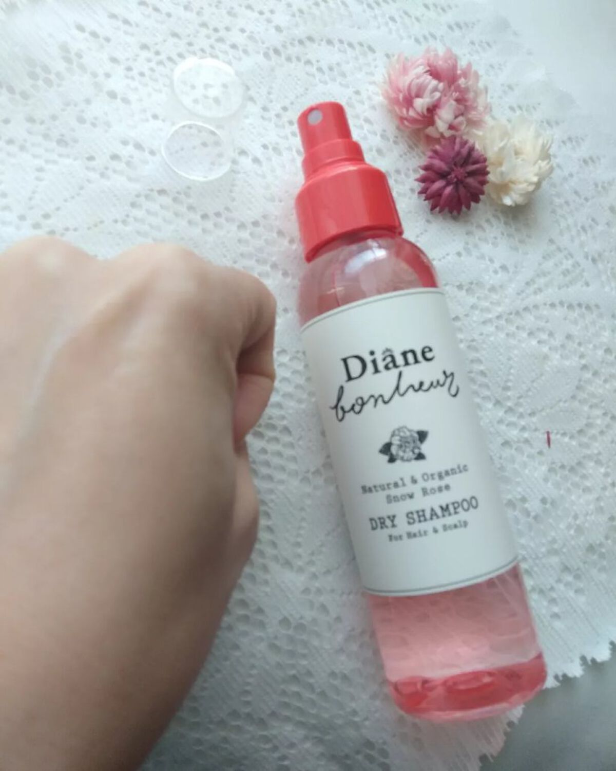 ダイアンボヌール ドライシャンプー スノーローズ/ダイアン/ドライシャンプーを使ったクチコミ（1枚目）