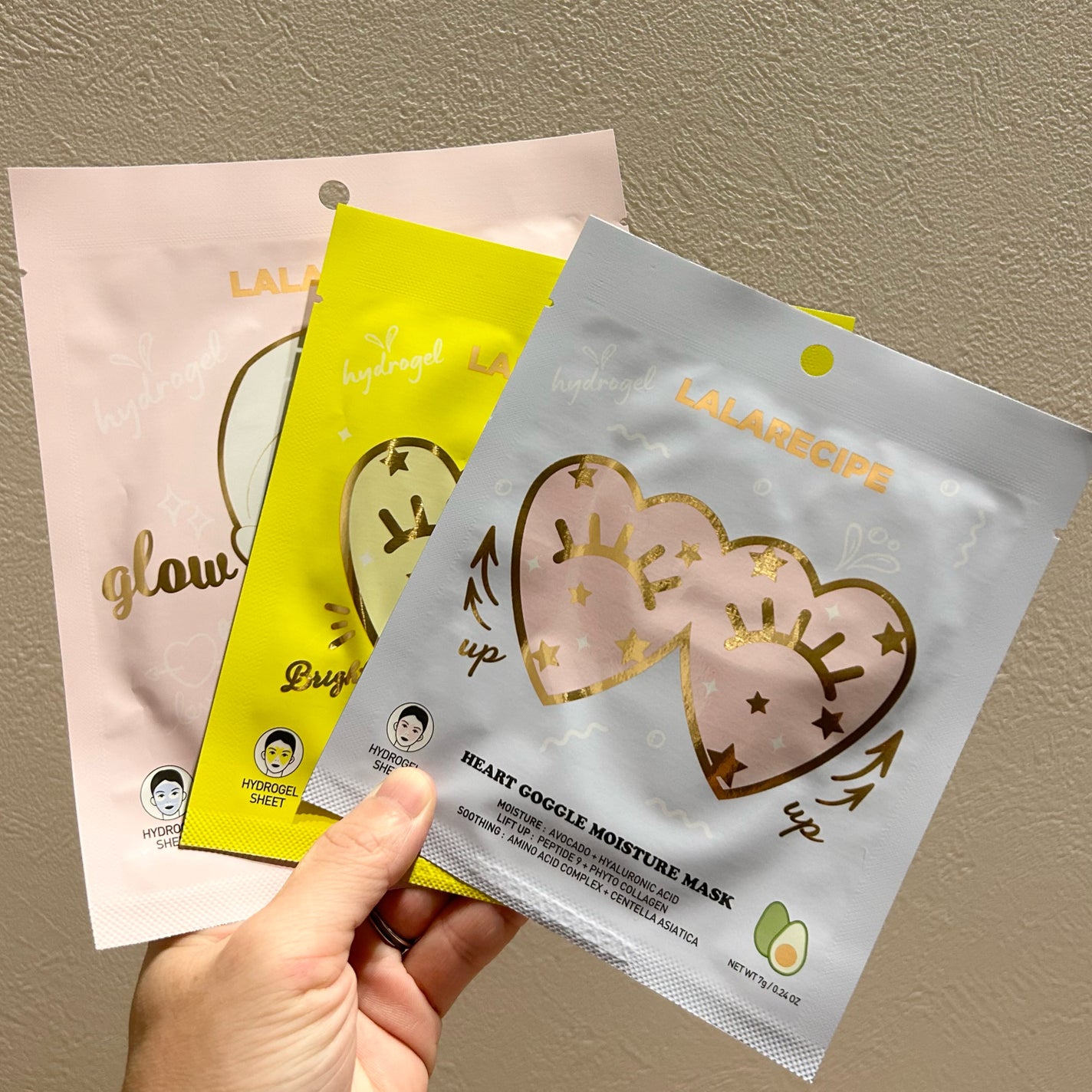 ハートゴーグルマスク/ララレシピ/シートマスク・パックを使ったクチコミ(1枚目)