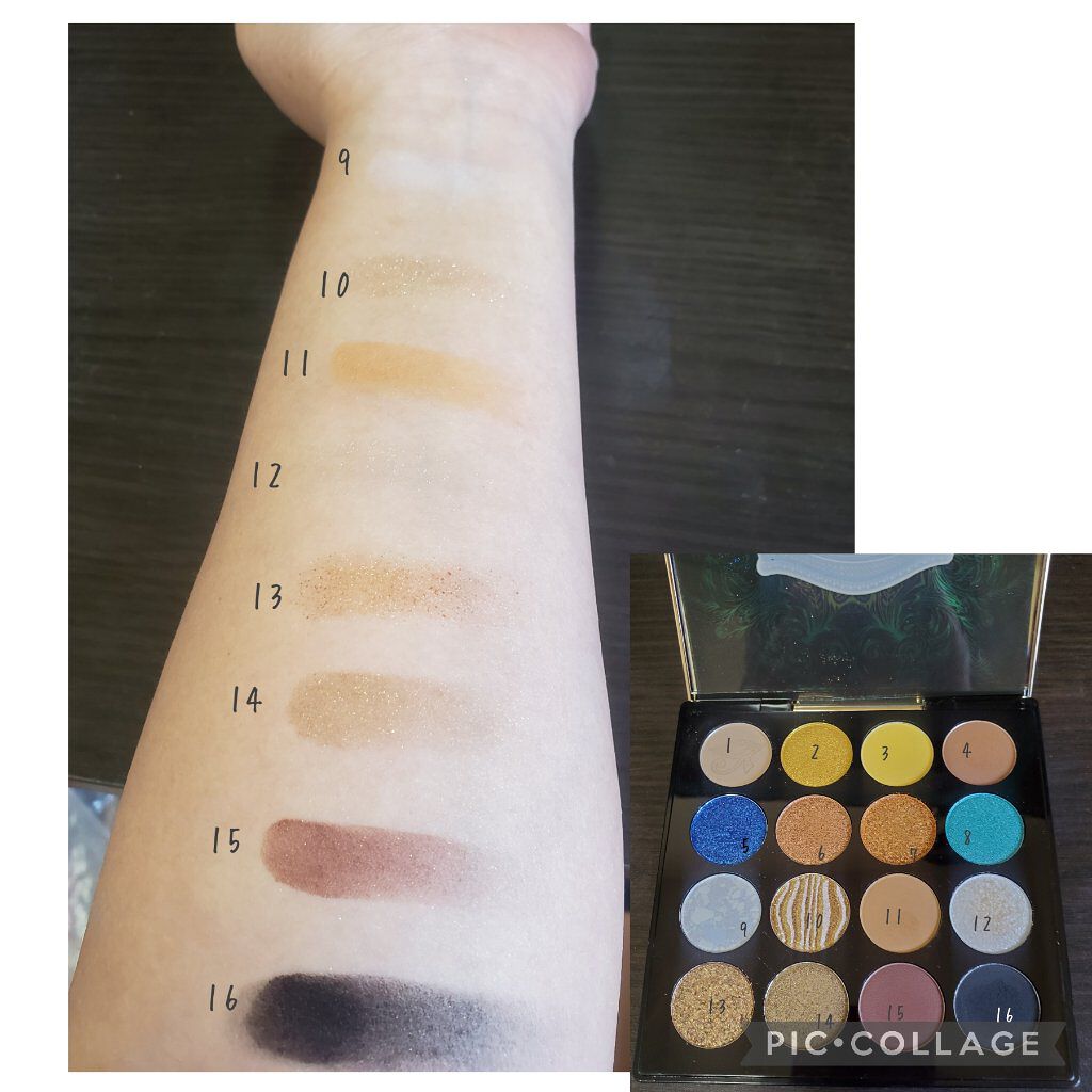 大英博物館 エジプトシリーズ アイシャドウパレット/ZEESEA/アイシャドウパレットを使ったクチコミ（3枚目）