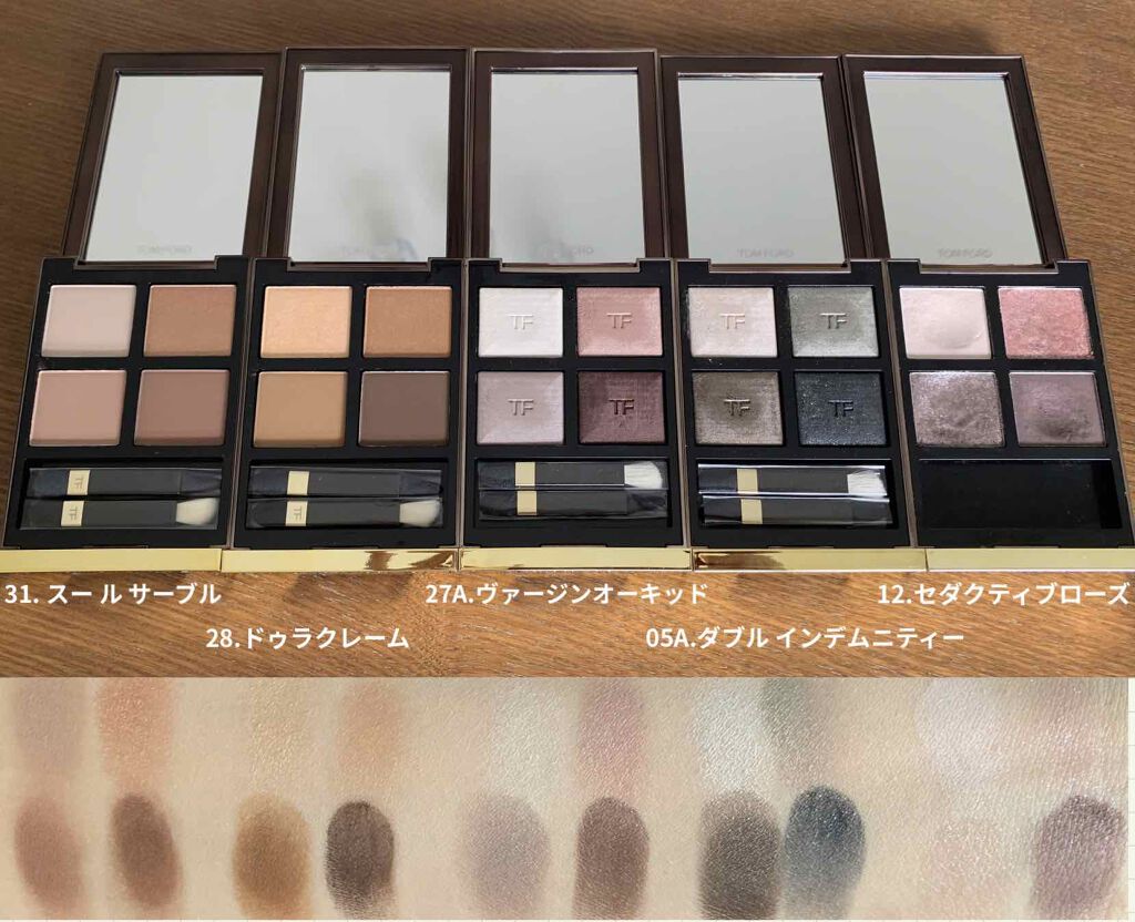 アイ カラー クォード/TOM FORD BEAUTY/アイシャドウパレットを使ったクチコミ(2枚目)