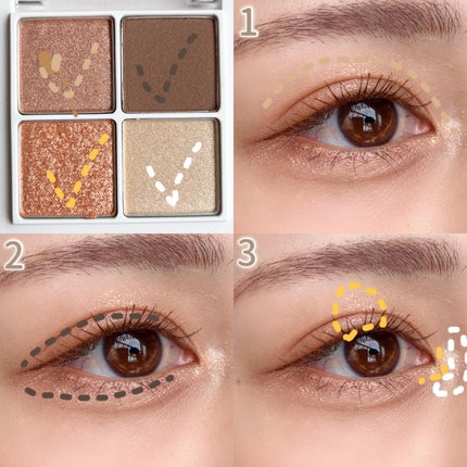 THE アイパレR/b idol/アイシャドウパレットを使ったクチコミ(7枚目)