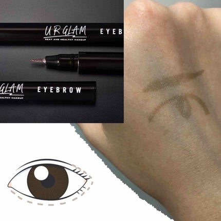 UR GLAM BLOOMING EYE COLOR PALETTE/U R GLAM/アイシャドウパレットを使ったクチコミ(4枚目)