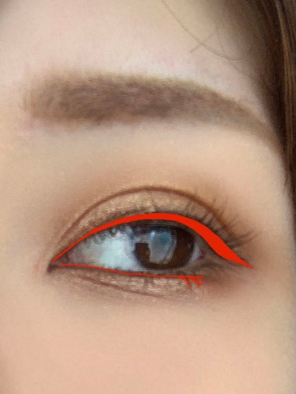 スキルレスライナー/LUMIURGLAS/リキッドアイライナーを使ったクチコミ(8枚目)