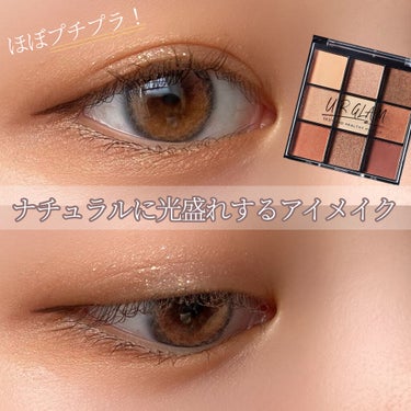 UR GLAM　BLOOMING EYE COLOR PALETTE/U R GLAM/アイシャドウパレットを使ったクチコミ（1枚目）