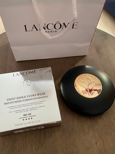 タンイドル ウルトラ ウェア スキンフィット メッシュクッション/LANCOME/クッションファンデーションを使ったクチコミ（1枚目）