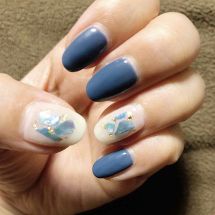 シェルフレーク/DAISO/ネイルチップ・パーツを使ったクチコミ(1枚目)