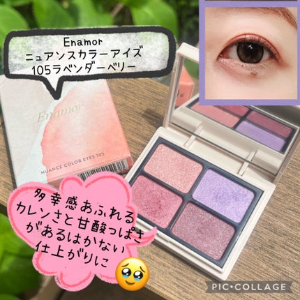 ニュアンスカラーアイズ/Enamor/アイシャドウパレットを使ったクチコミ(1枚目)