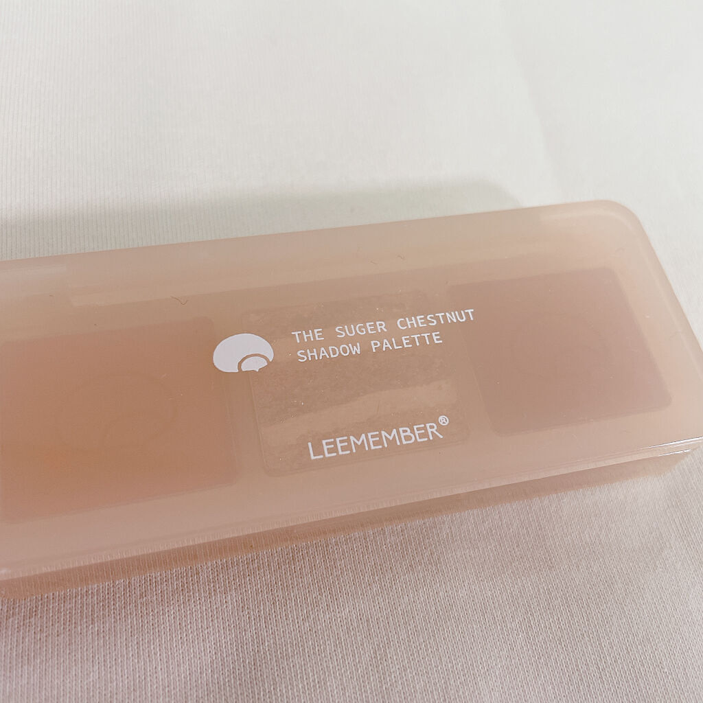 3色マロンアイシャドウパレット/LEEMEMBER/アイシャドウパレットを使ったクチコミ（2枚目）
