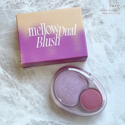 デュアルチークメロウ/fwee/ジェル・クリームチークを使ったクチコミ(2枚目)