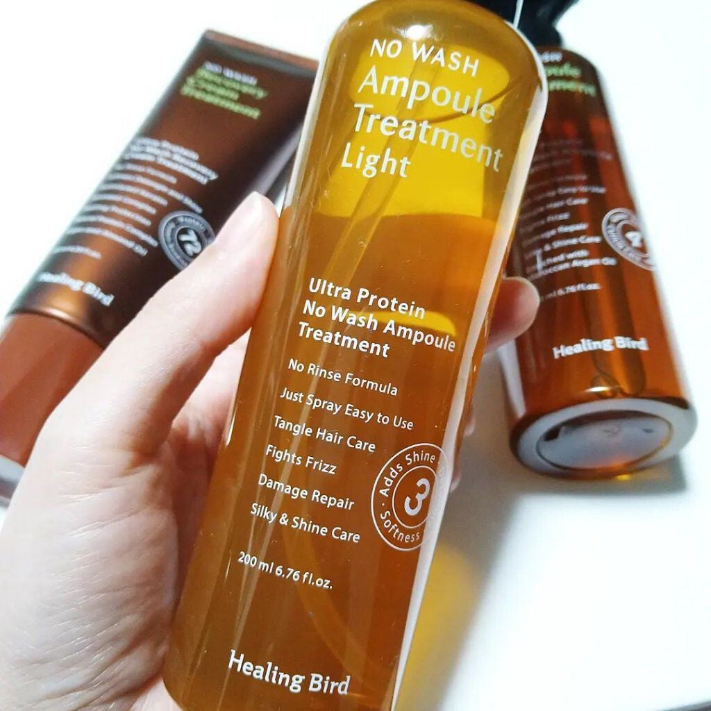 ノーウォッシュセラム トリートメント/Healing bird/ヘアオイルを使ったクチコミ(2枚目)