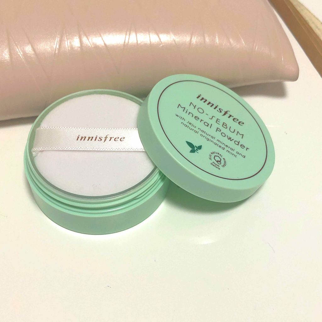 ノーセバム ミネラルパウダー/innisfree/ルースパウダーを使ったクチコミ（2枚目）