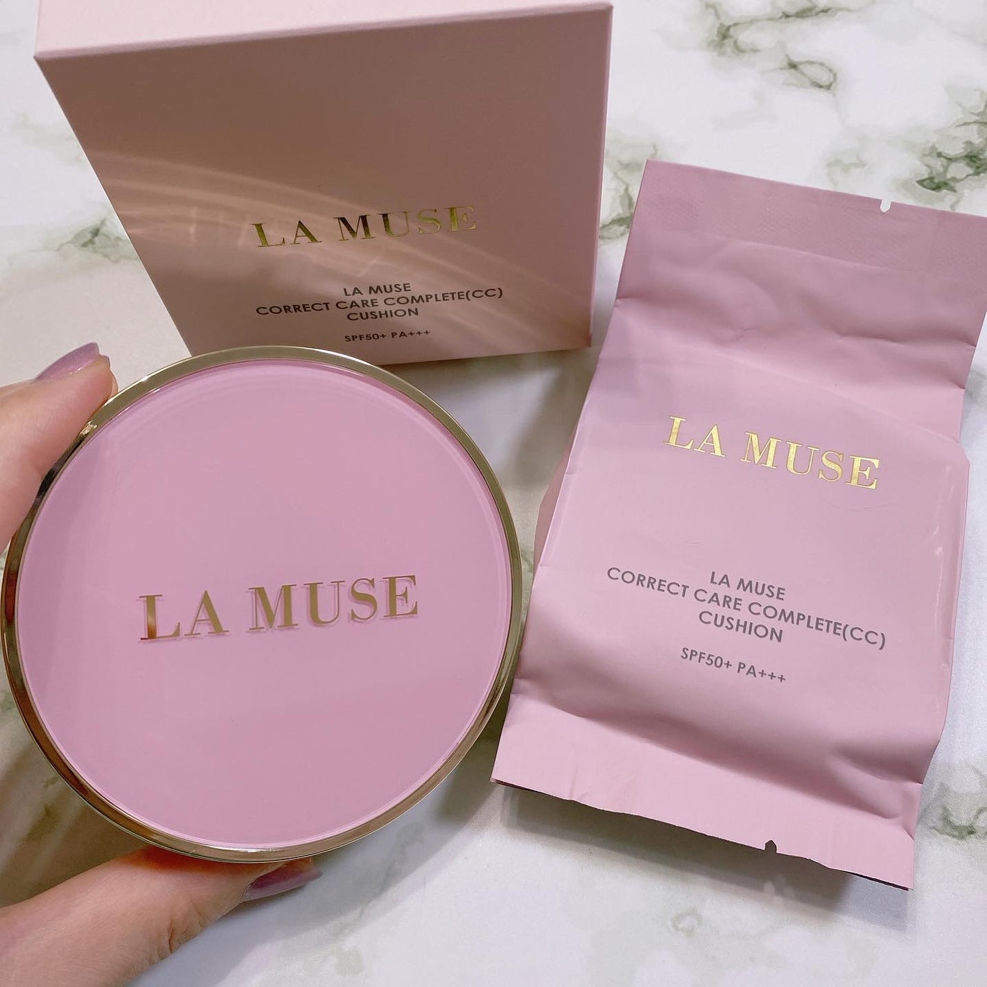 CORRECT CARE COMPLETE CC CUSHION/ラミューズ/クッションファンデーションを使ったクチコミ(5枚目)