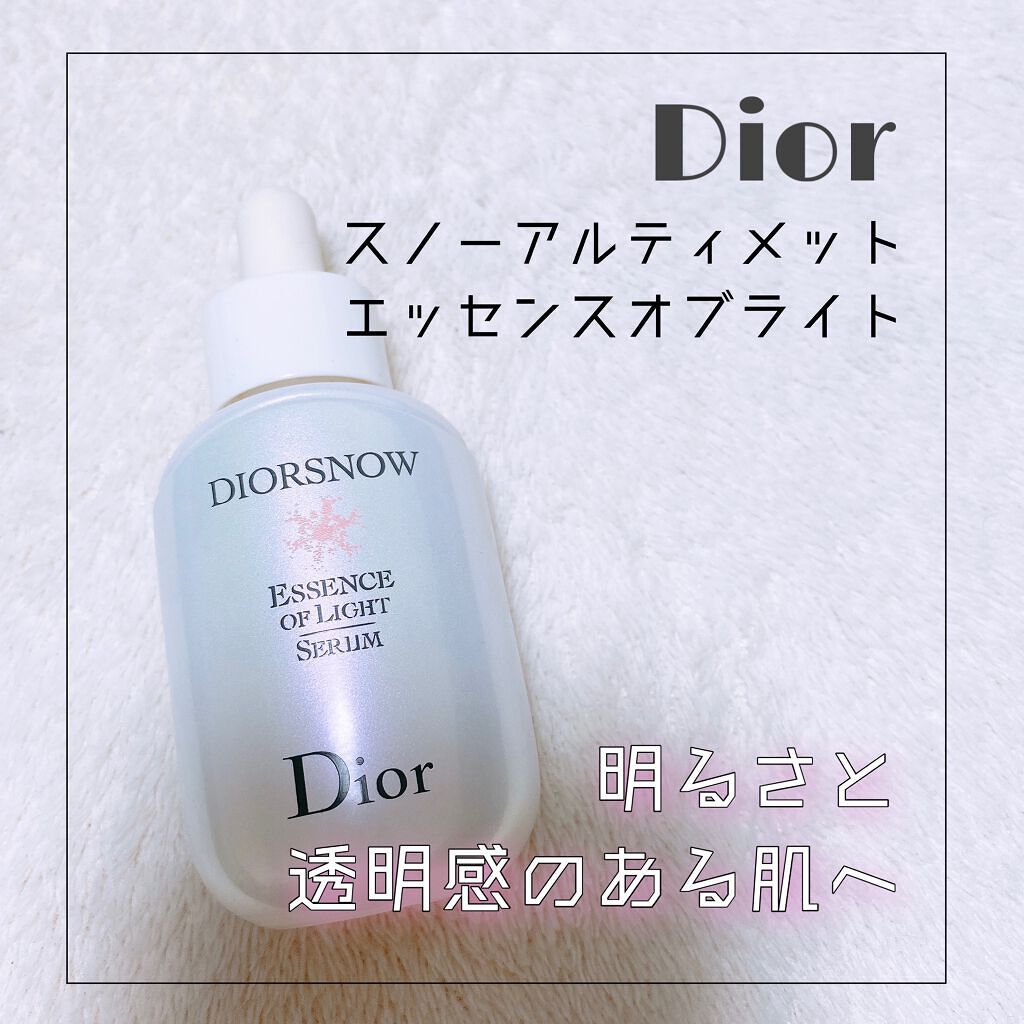 【旧】スノー アルティメット エッセンス オブ ライト/Dior/美容液を使ったクチコミ（1枚目）