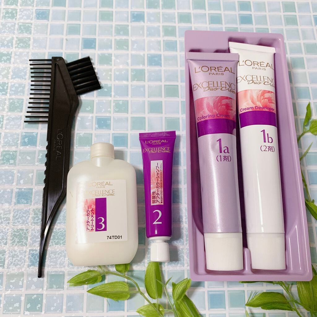 エクセランス R クリームタイプ /ロレアル パリ/ヘアカラーを使ったクチコミ(2枚目)