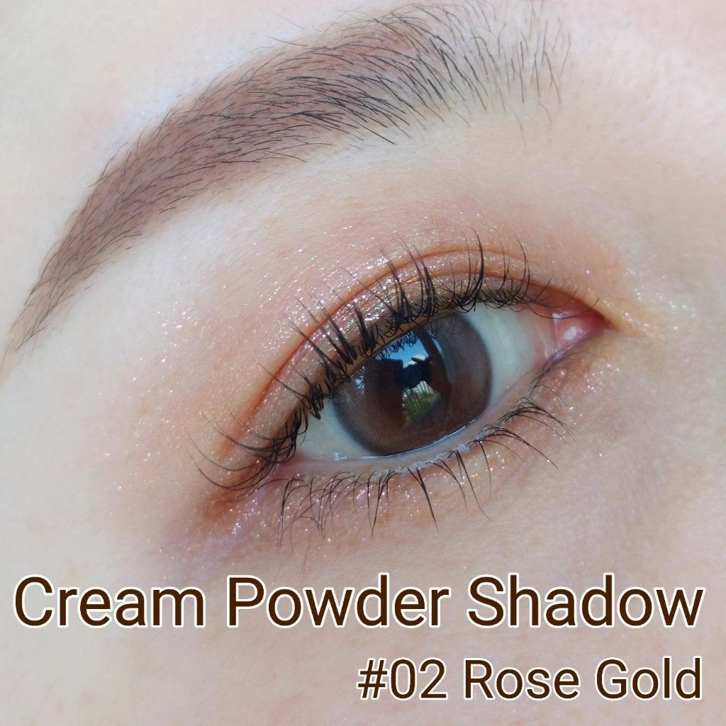 ブリンクリームパウダーシャドウ/BLING GLOW/単色アイシャドウを使ったクチコミ(2枚目)