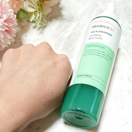 テカソルーションスージングミストトナー/Madeca21/ミスト状化粧水を使ったクチコミ(5枚目)