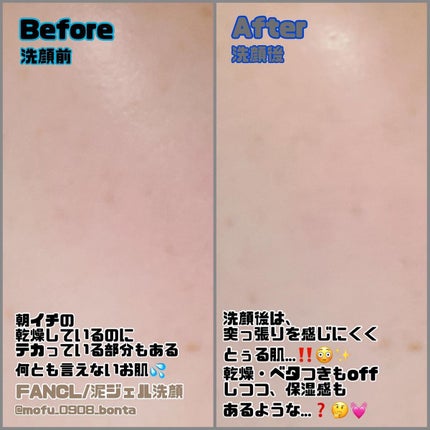 泥ジェル洗顔/ファンケル/その他洗顔料を使ったクチコミ(3枚目)