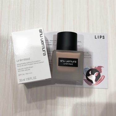 ⭐️シュウウエムラ⭐️
アンリミテッド ラスティング フルイド
564 標準色
35ml 6,600円(税込)

LIPSを通じてシュウウエムラ様よりいただきました。
ありがとうございます😊

リキッド