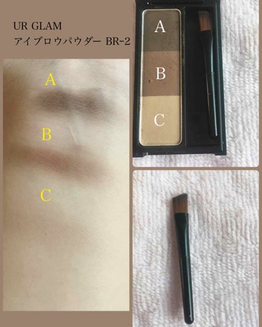 UR GLAM　EYEBROW POWDER/U R GLAM/パウダーアイブロウを使ったクチコミ（2枚目）