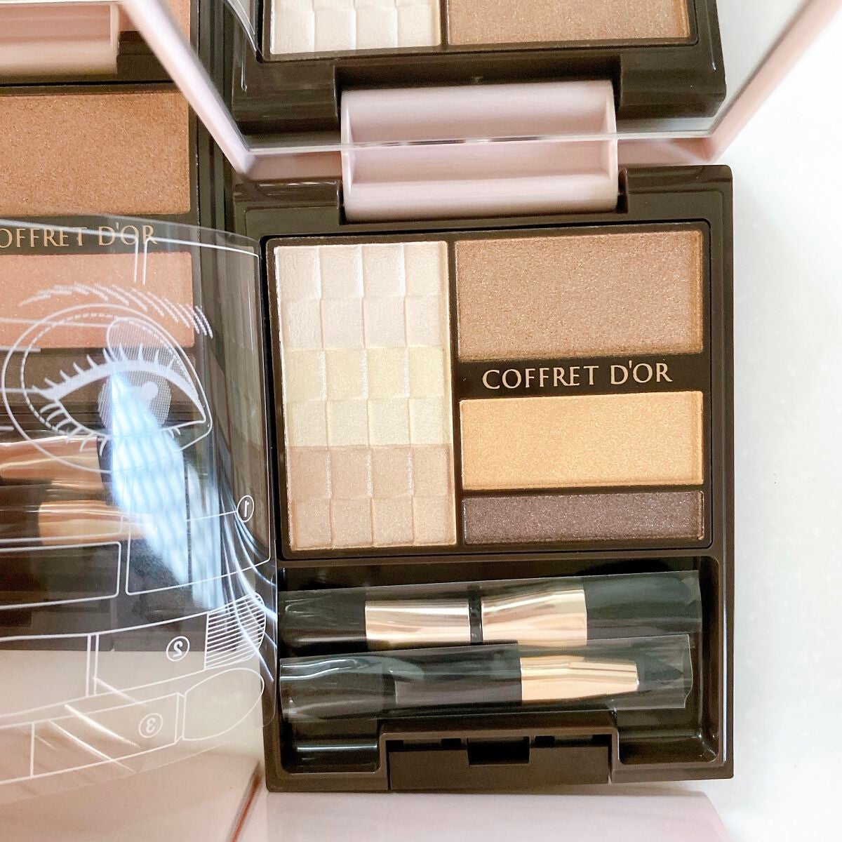 ヌーディインプレッションアイズ/コフレドール/アイシャドウパレットを使ったクチコミ(4枚目)