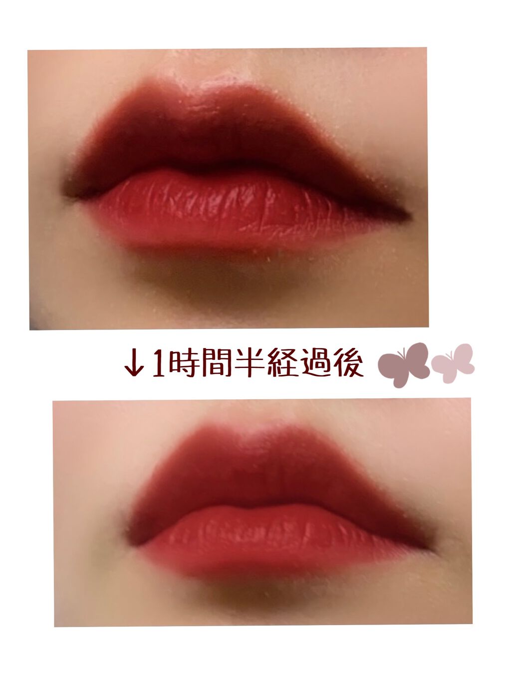 ウォータリーリップティント マット 04 ローズブラウン/ミゼルエディ/リップティントを使ったクチコミ（2枚目）