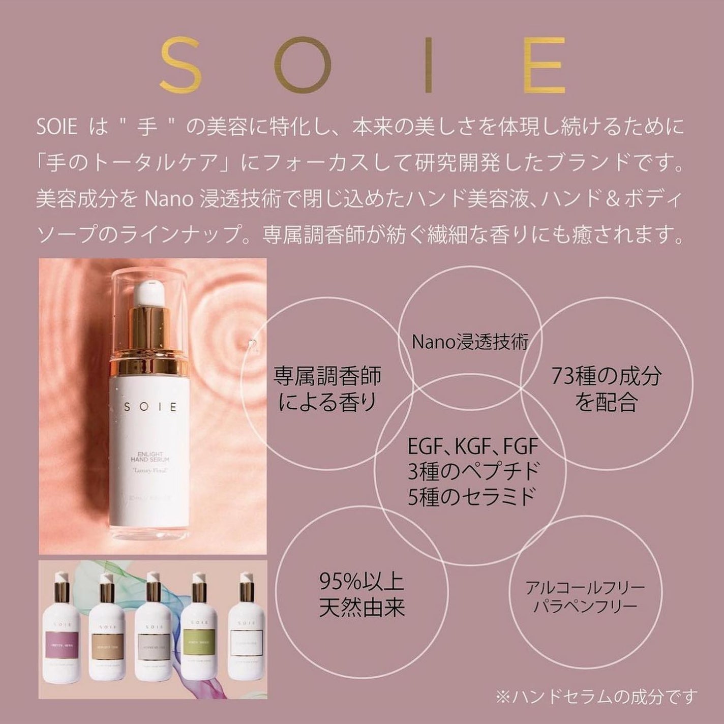エンライトハンドセラム(ハンド美容液)/SOIE/ハンドクリームを使ったクチコミ(9枚目)