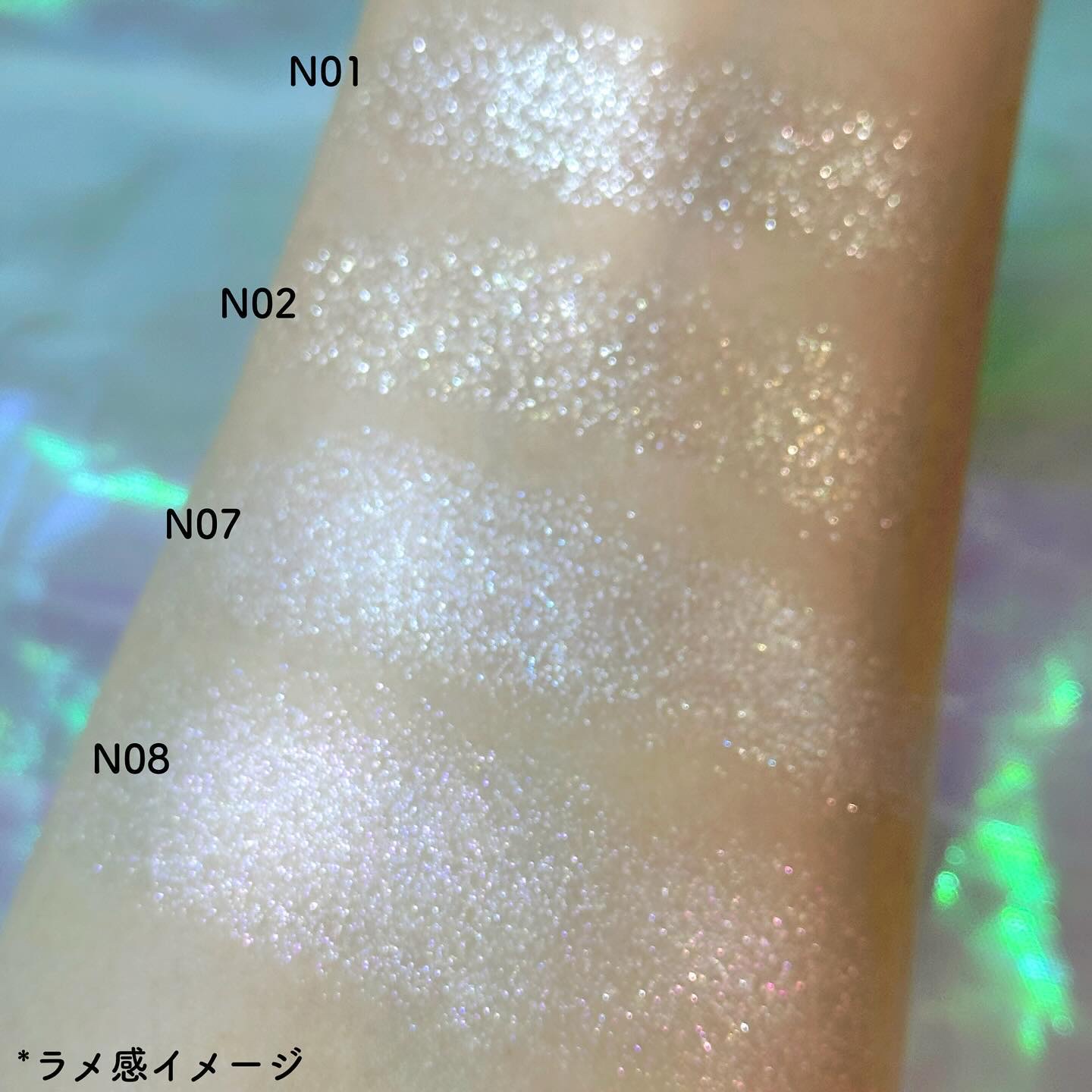 スターダストダイヤモンドハイライトパウダー/PERFECT DIARY/パウダーハイライトを使ったクチコミ（3枚目）