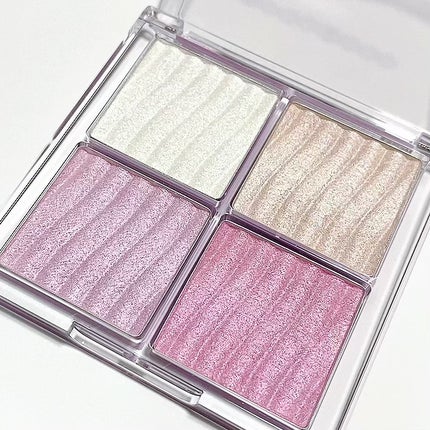 グロウコントゥアリングハイライターパレット/wakemake/パウダーハイライトを使ったクチコミ(7枚目)