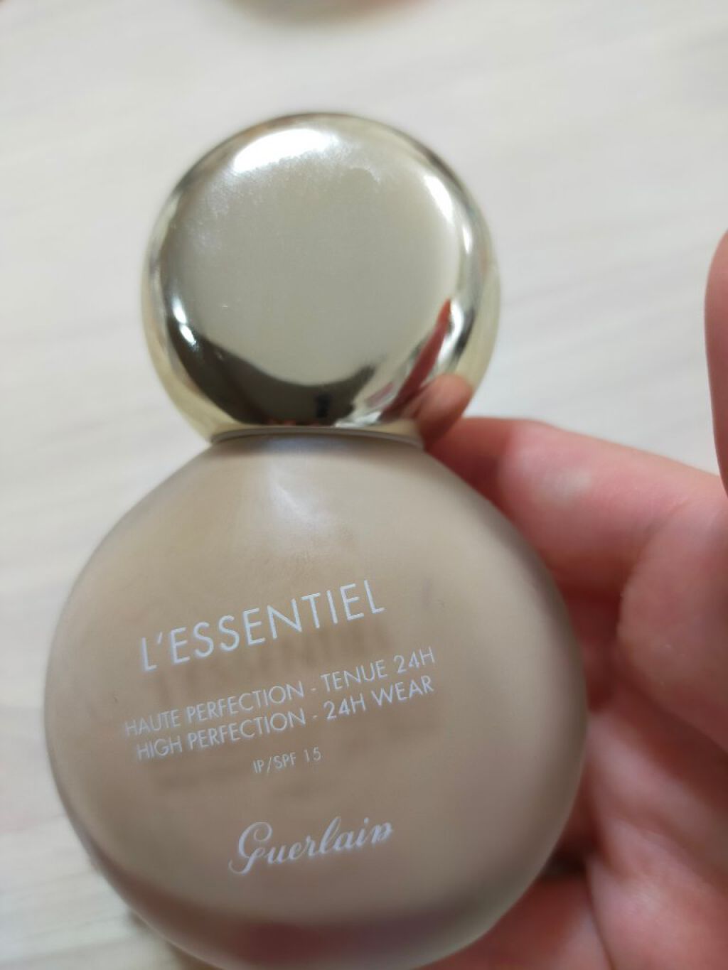 レソンシエル ハイ パーフェクション/GUERLAIN/リキッドファンデーションを使ったクチコミ（1枚目）