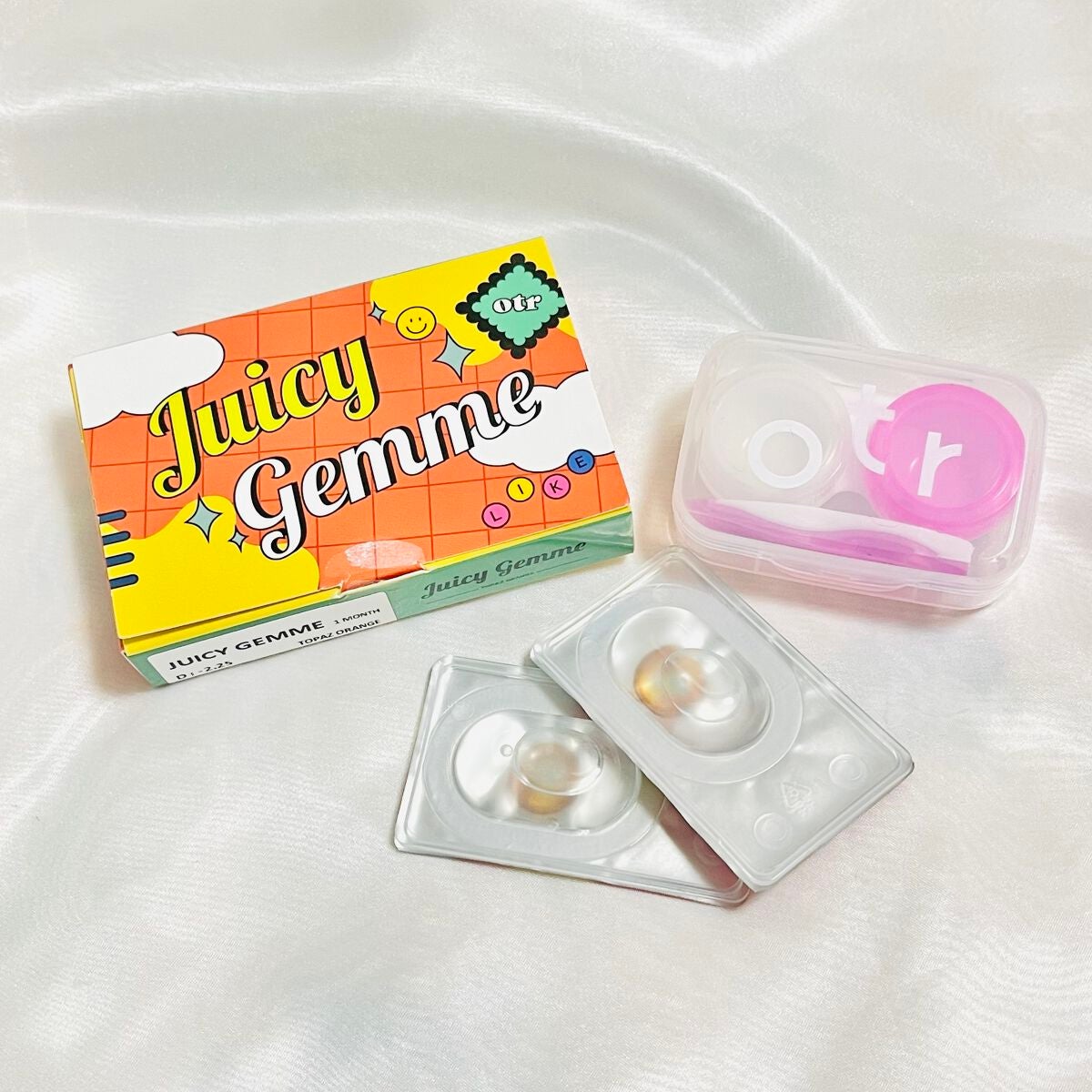 Juicy Gemme/otr/カラーコンタクトレンズを使ったクチコミ(1枚目)