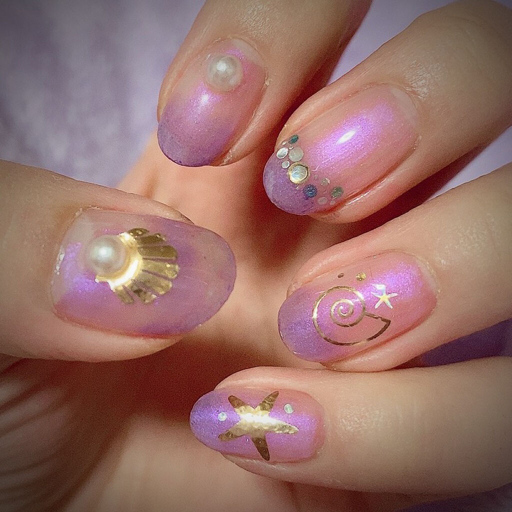 ウィークリージェル NE-53 Marine Blue/HOMEI/ジェルネイルを使ったクチコミ（3枚目）