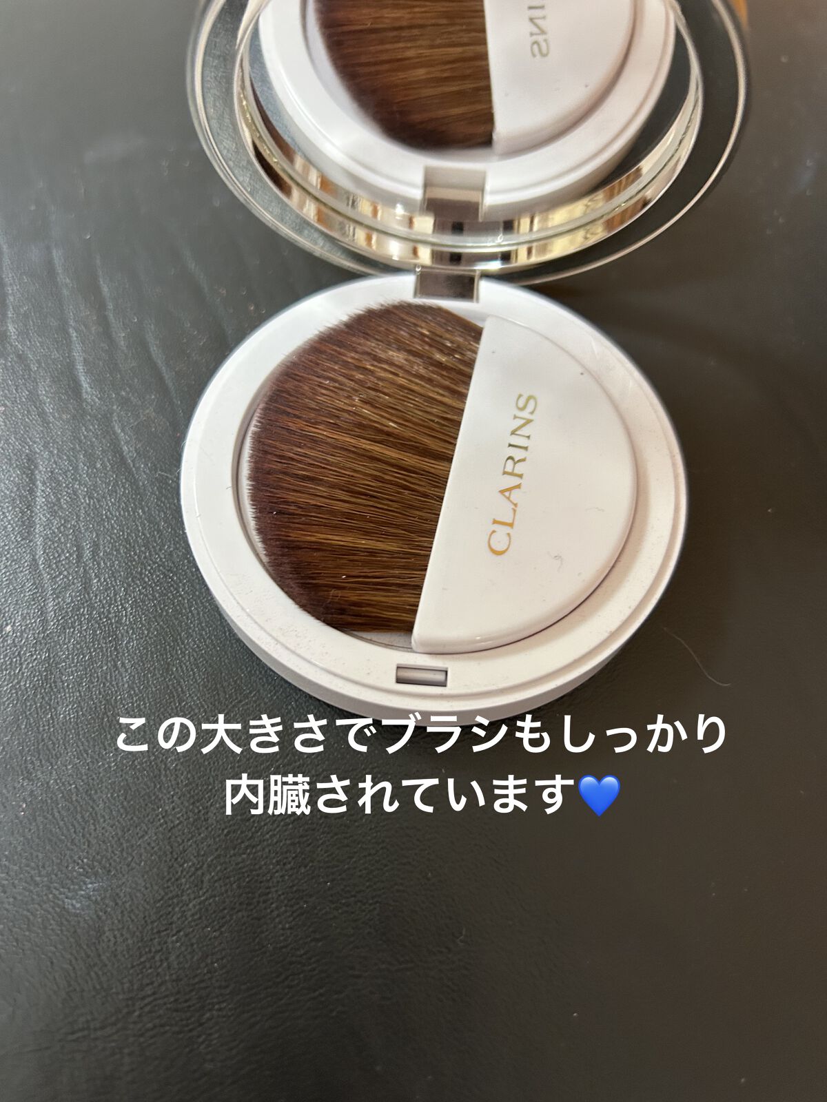 ジョリ ブラッシュ 04 チーキーパープル/CLARINS/パウダーチークを使ったクチコミ（2枚目）