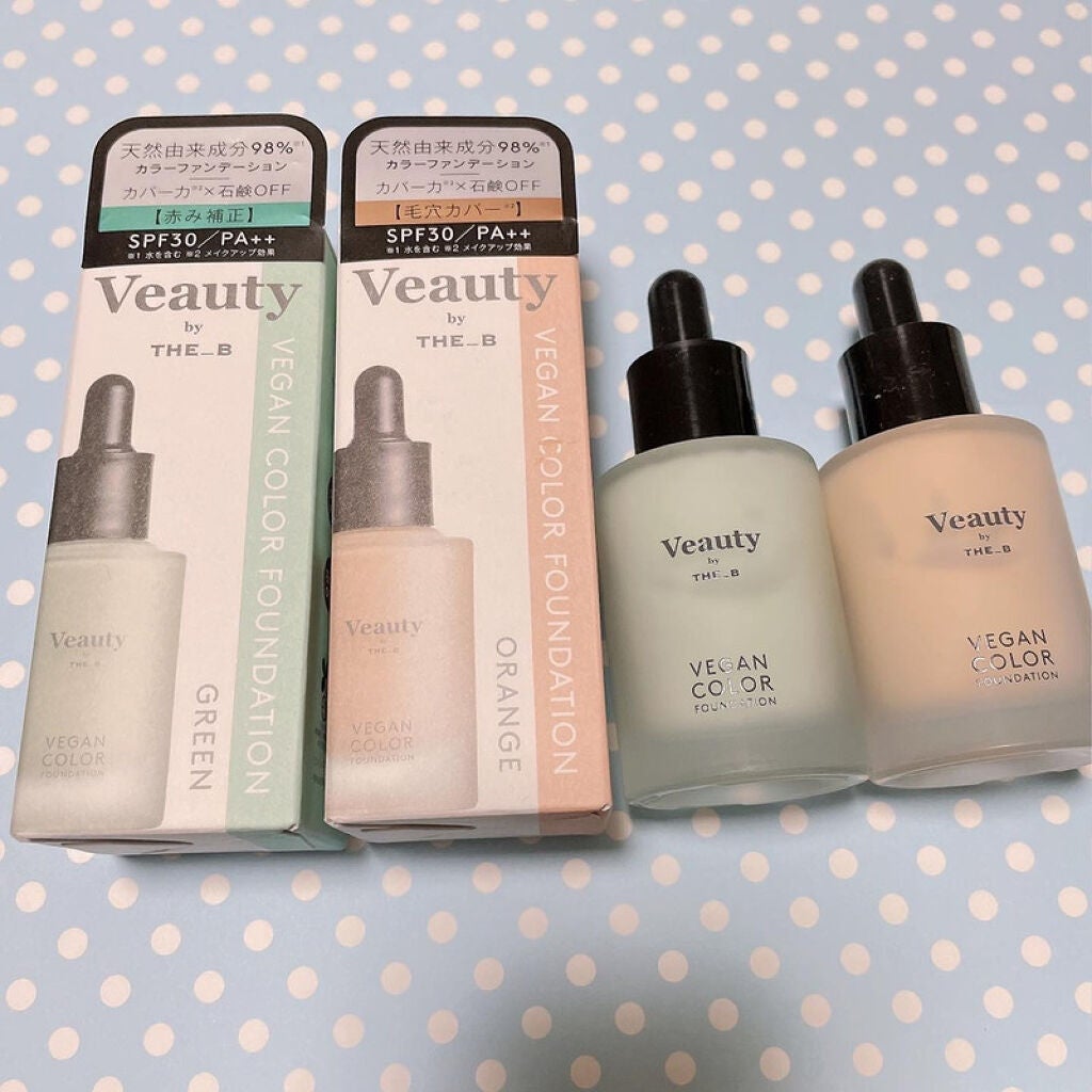 ヴィーガン カラーファンデーション/Veauty by THE_B/リキッドファンデーションを使ったクチコミ(1枚目)
