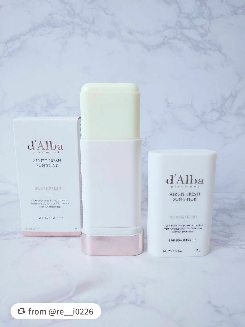 エアーフィットフレッシュサンスティック/ダルバ/日焼け止めスティックを使ったクチコミ(4枚目)