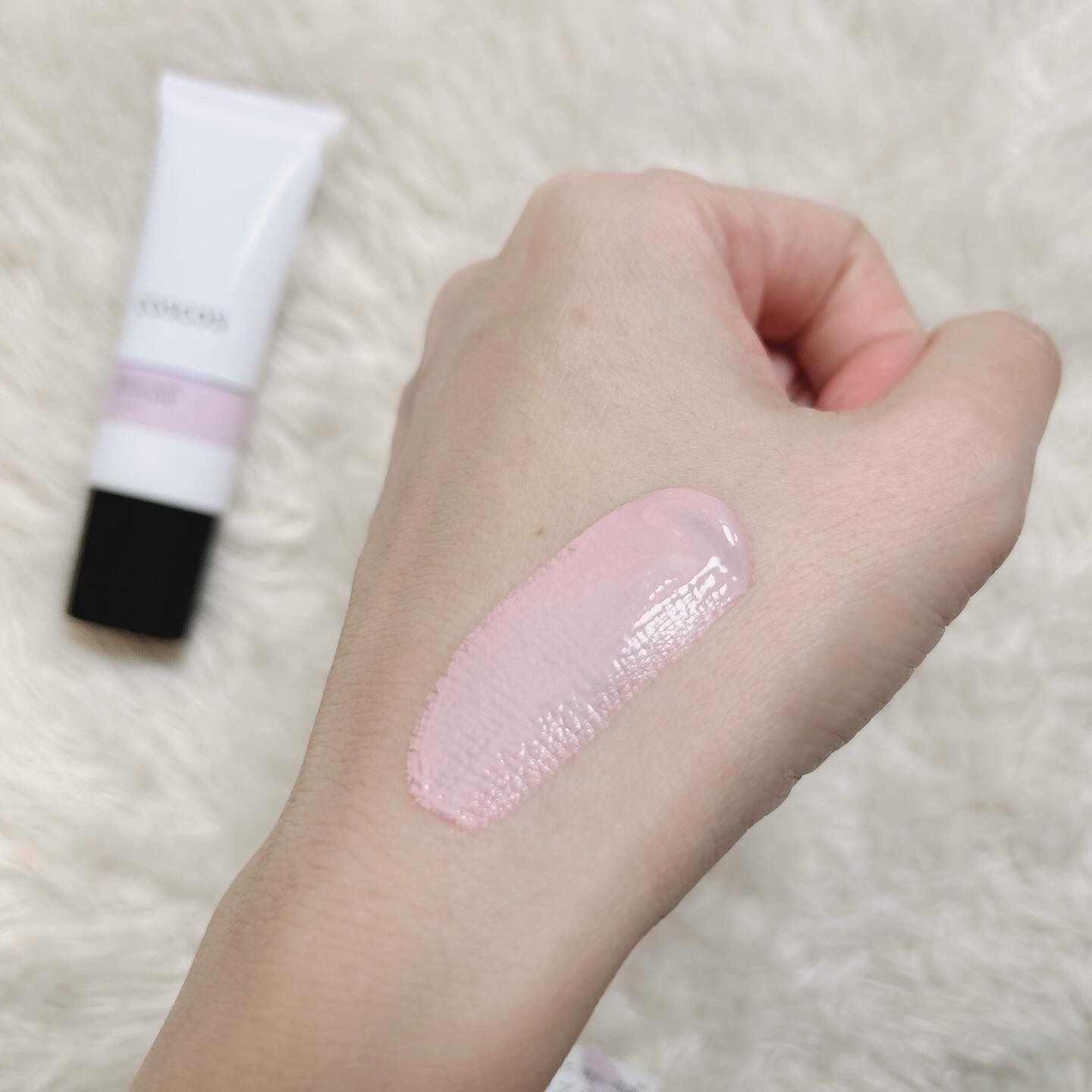 カラーコントロールベース ライラックパープル/COSCOS/化粧下地を使ったクチコミ（2枚目）