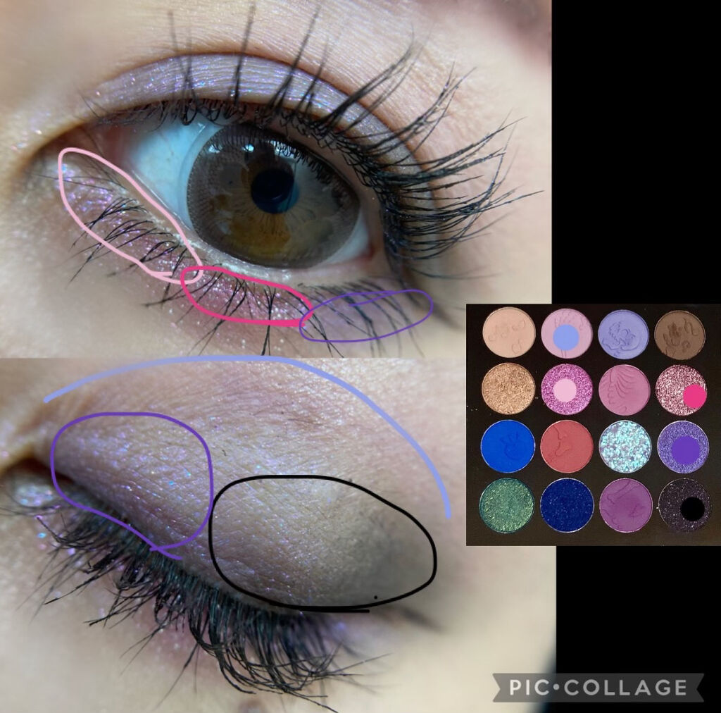 イメージ「マヤ」 アイシャドウパレット/ZEESEA/アイシャドウパレットを使ったクチコミ（3枚目）