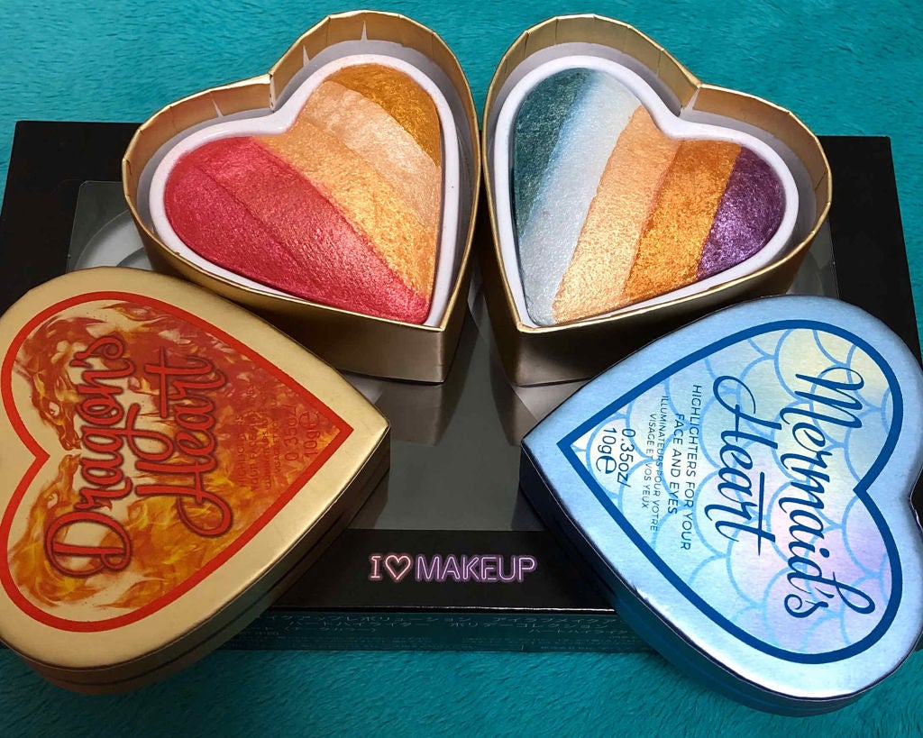 ハートハイライター ドラゴンハート/MAKEUP REVOLUTION/パウダーハイライトを使ったクチコミ(1枚目)