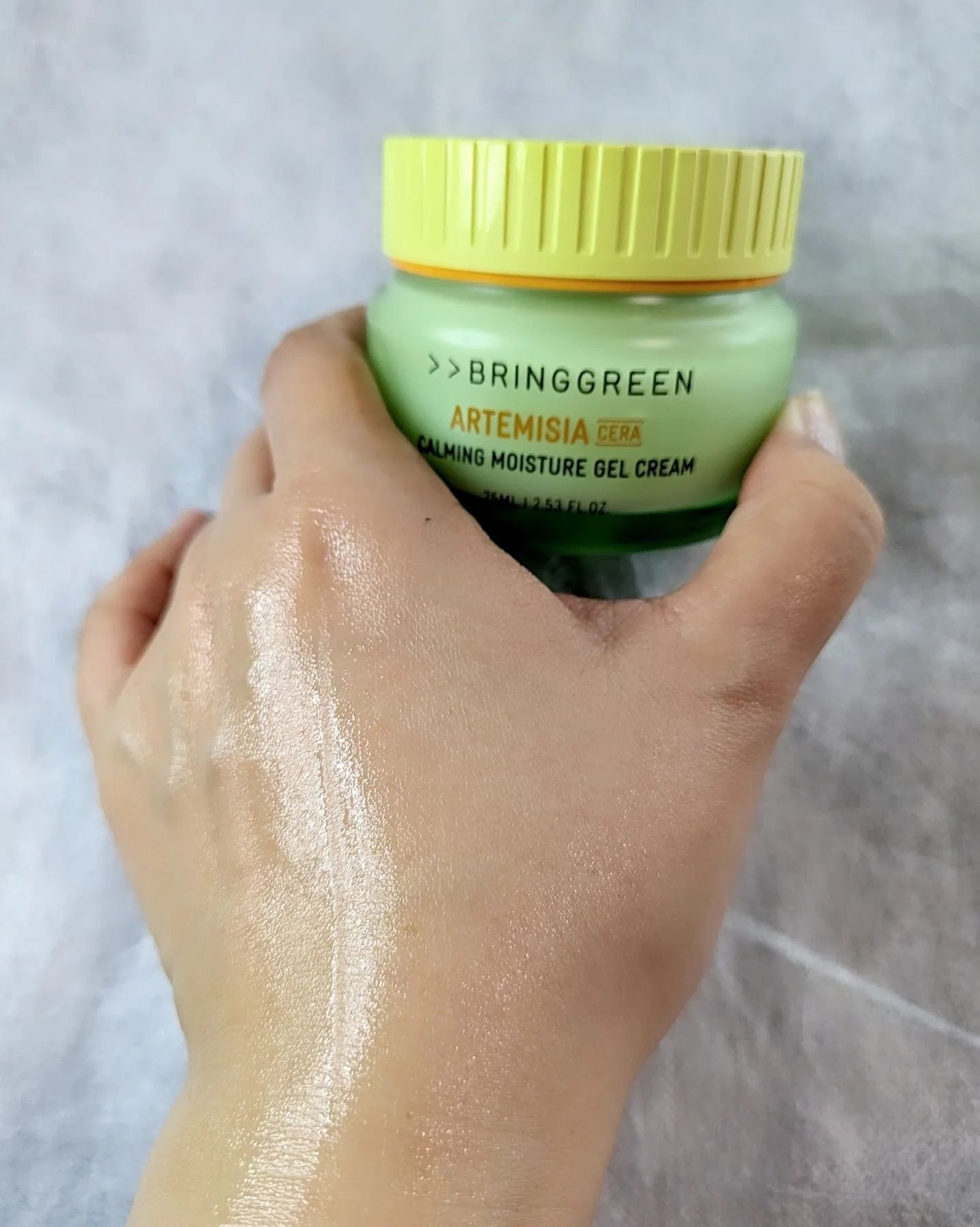 ヨモギセラカーミングモイスチャージェルクリーム/BRING GREEN/フェイスクリームを使ったクチコミ(6枚目)